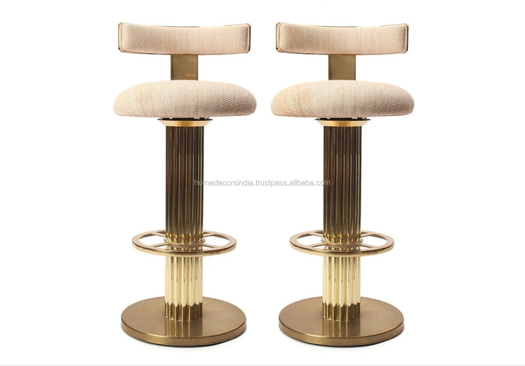 gold plated leather metal solid brass super high quality bar stool chair   buy sedia barmessing barhockerbarhocker stuhl product on alibaba