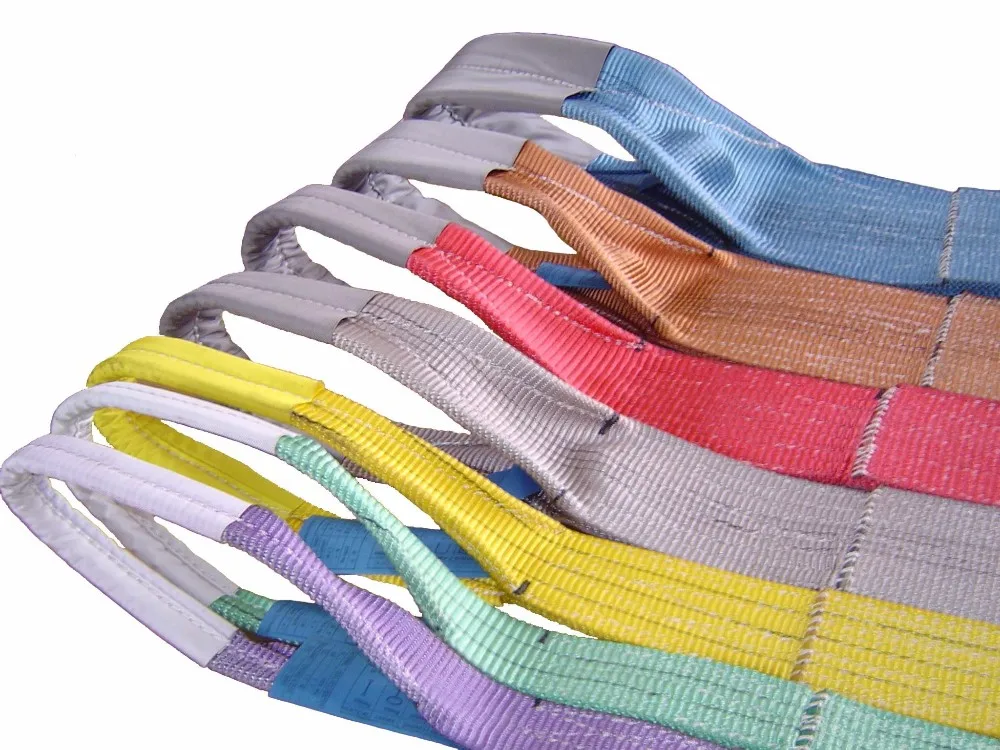 1t-30t Flat Polyester Webbing Sling - Buy Polyester Webbing Sling,1t ...