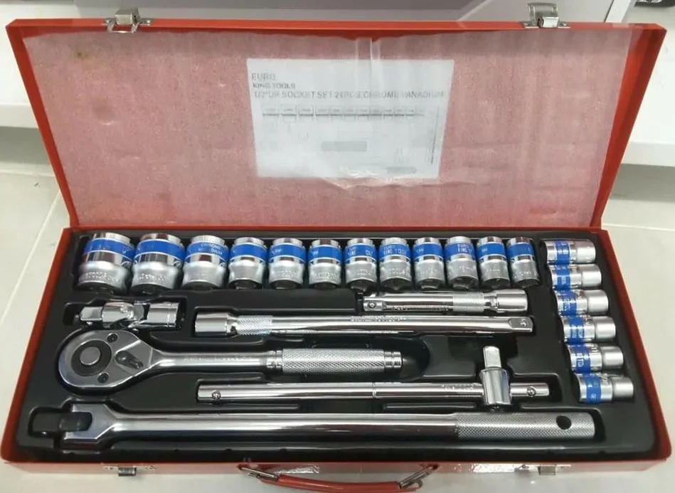 限定価格セール King Tony キングトニー 24 Piece 1 2 Dr 6 Point Socket Set Metal Box Appelectric Co Il