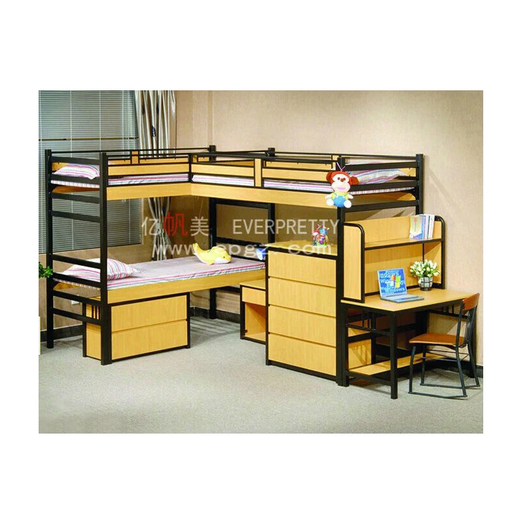 Fun Beds For Kids Double Decker Bed Metal Children Bedroom Furniture Bunk
