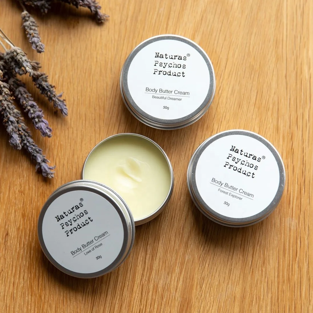 Body Butter Cream. Shea Butter Based,3 Fragrances From Essential Oils