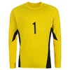 Wholesale customize factory direct Men's Goal keeper soccer jersey, shirts, polyester fiber softer surface, custom logo