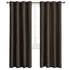 Ready made solid blackout curtain for living room window curtain