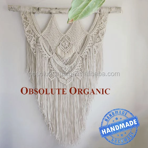 Natural Cotton Rope Diy Macrame Wall Hanging Buy Macrame Wall Hanging