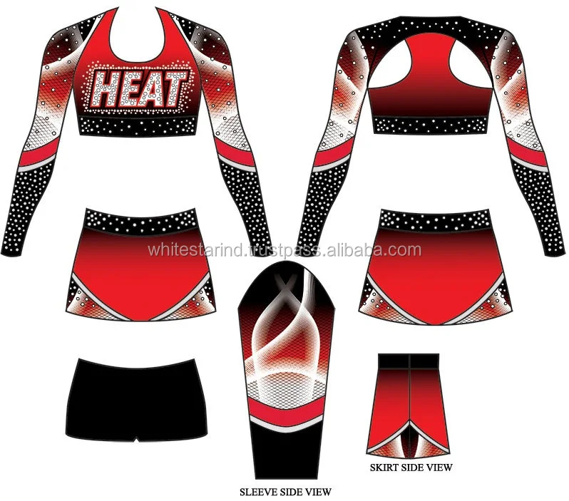 Factory Supplier Cheerleader Uniforms Cheering Apparel Cheer Wear Buy