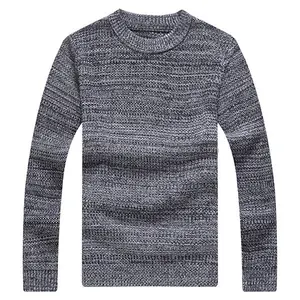 Mens Fall Winter Round Neck Long Sleeve Knitted Casual Sweater Mens Fall Winter Round Neck Long Sleeve Knitted Casual Sweater