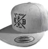 2018 New arrival Grey sports caps/snap backs with Custom logo For Brand promotion