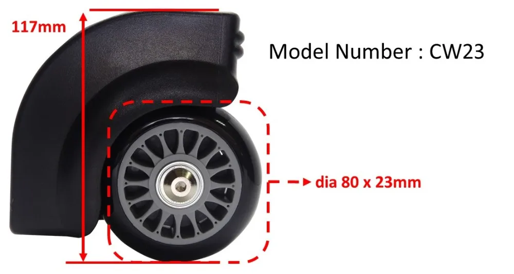 Bag Accessories Parts Plastic Luggage Corner Wheel - Buy Manufacturer ...