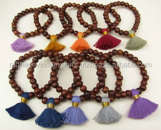 chinese wood bead bracelet