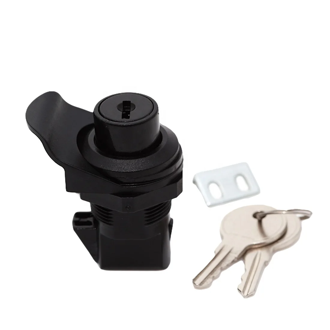 LM-7530 vibration equipment black plastic push button latch