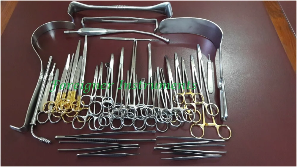 Basic Laparotomy Set Of 81 Surgical Instruments - Buy Laparotomy ...