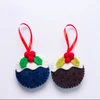 Decoration felt tree hanging/ Wool felt Christmas tree decoration hand made x-mas decoration felt
