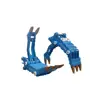 Good construction machinery parts hydraulic grapple for mini excavator log rotating grapple