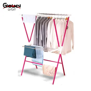 Wall Mounted Clothes Rack Metal Balcony Clothes Drying ...