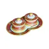 Kundanwork container & tray marble gift items indian wedding return favors wholesale gift