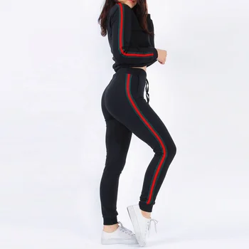 side stripe tracksuit womens