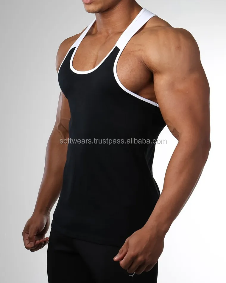 Wholesale Training Poly Cotton Stringer/singlet/tank Top/vest - Buy ...