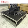 Adjustable Portable Drum Stage Platform With Staging Riser Used Performance Concert