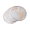 gift use hand make stone craft Clear Quartz Crystal coasters for drink with Coffee stand