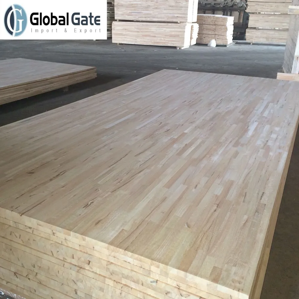 17mm Finger Joint Board For Indoor Usage/ Vietnam Rubber Wood Finger