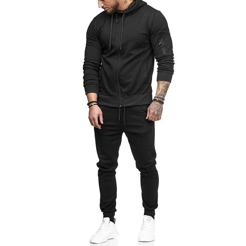 Latest Customized Sweat Suits Bulk Mens Jogger Sweat Suits - Buy New ...