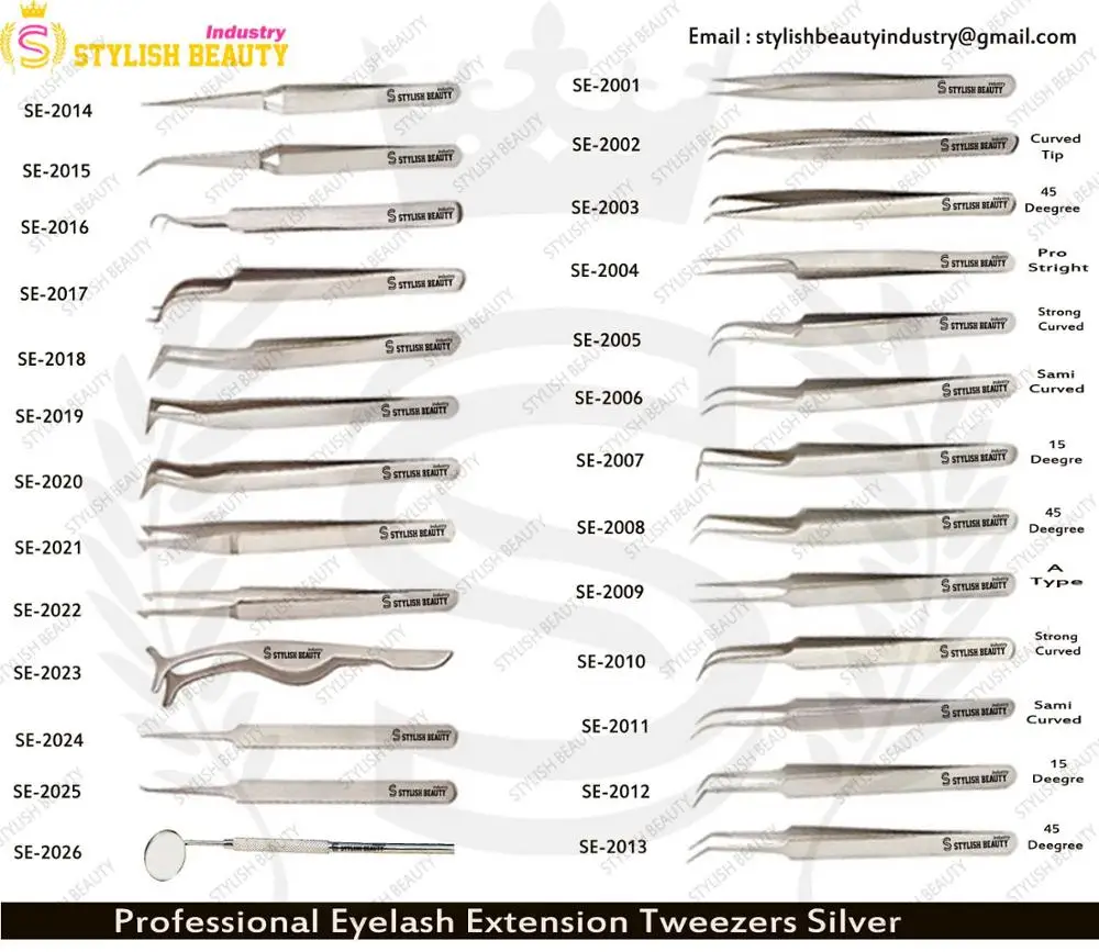 Anti Eyelash Tweezers All Type Availble And Beautifull Quality