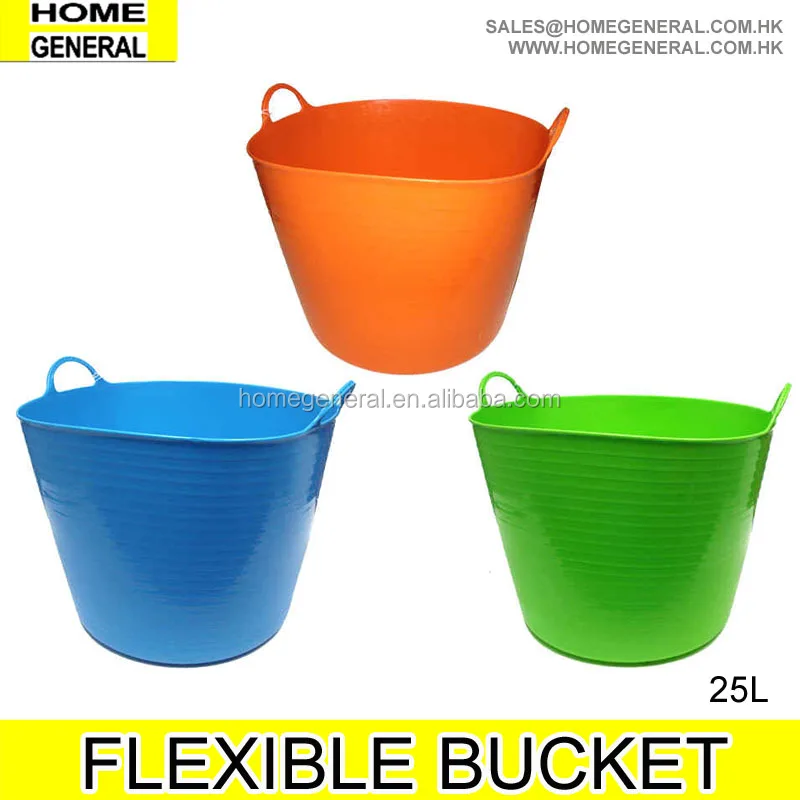 Bucket General Flexible Rubber Bucket All Purpose Bucket Tub Trug ...