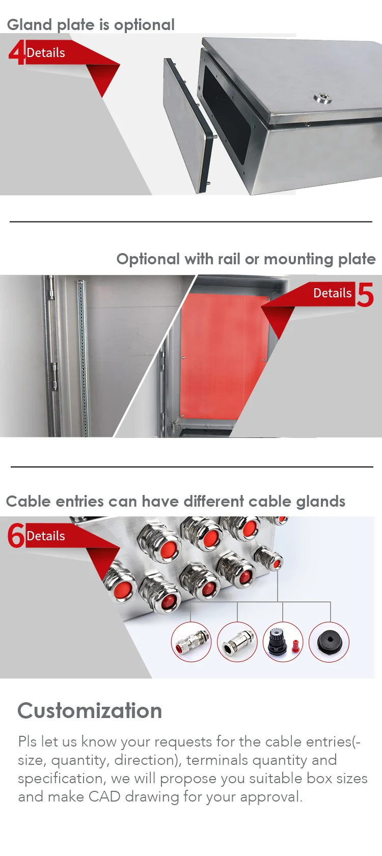 New Design Explosion Proof Electrical Junction Box Price