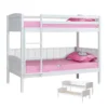 No.1528-1 Factory Hot Selling Single Pine Wood Bunk Bed Frame for Kids Adult