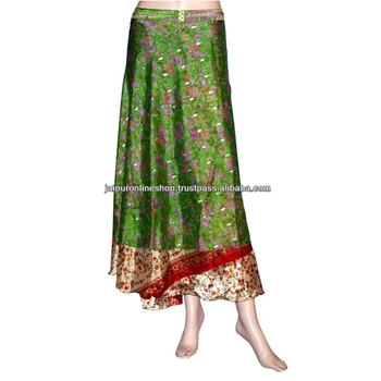 silk sarong skirt