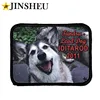 manufacturer sew on personalized dye printed photo patches