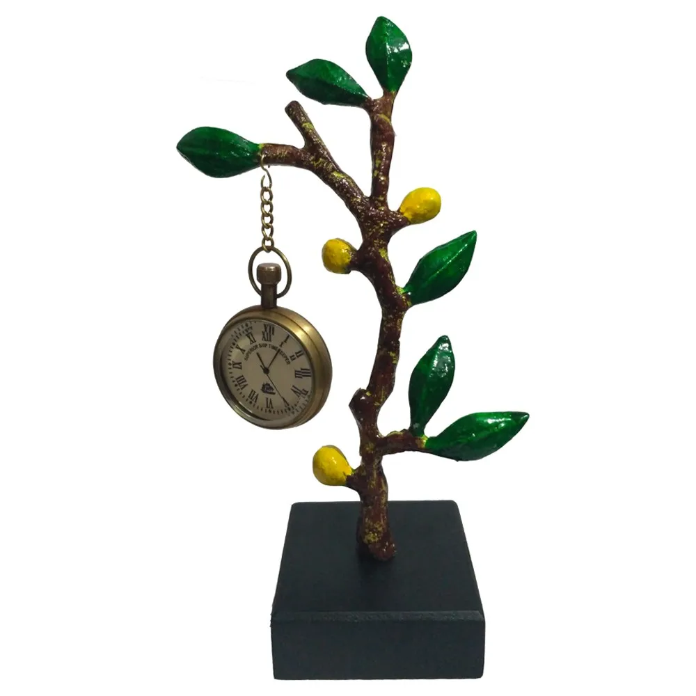 Sea Shell Clock Unique Design Clocks Metal Showpiece Item And Home