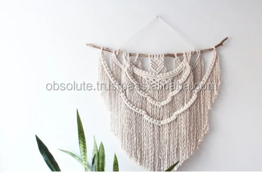 Macrame Hiasan  Dinding  Macrame Dinding  Seni Disesuaikan 