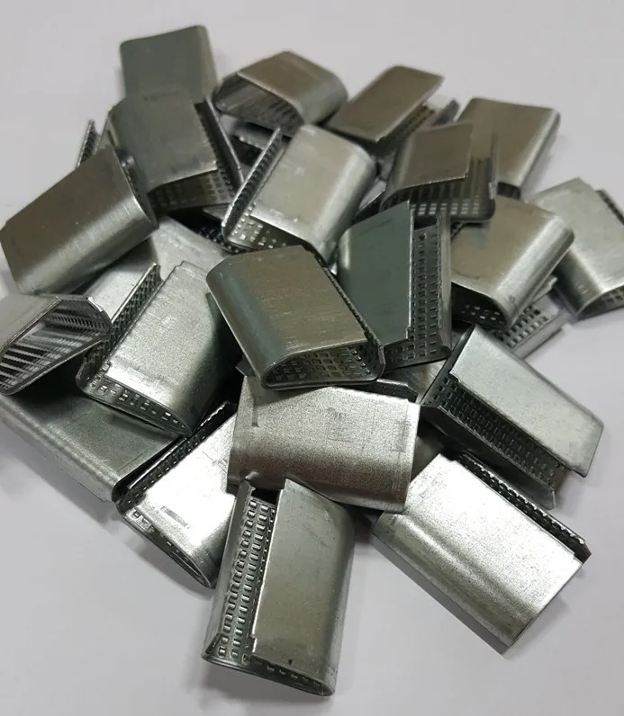 Pet Strapping Seals Metal Serrated Seals Clips For Polyester Strapping