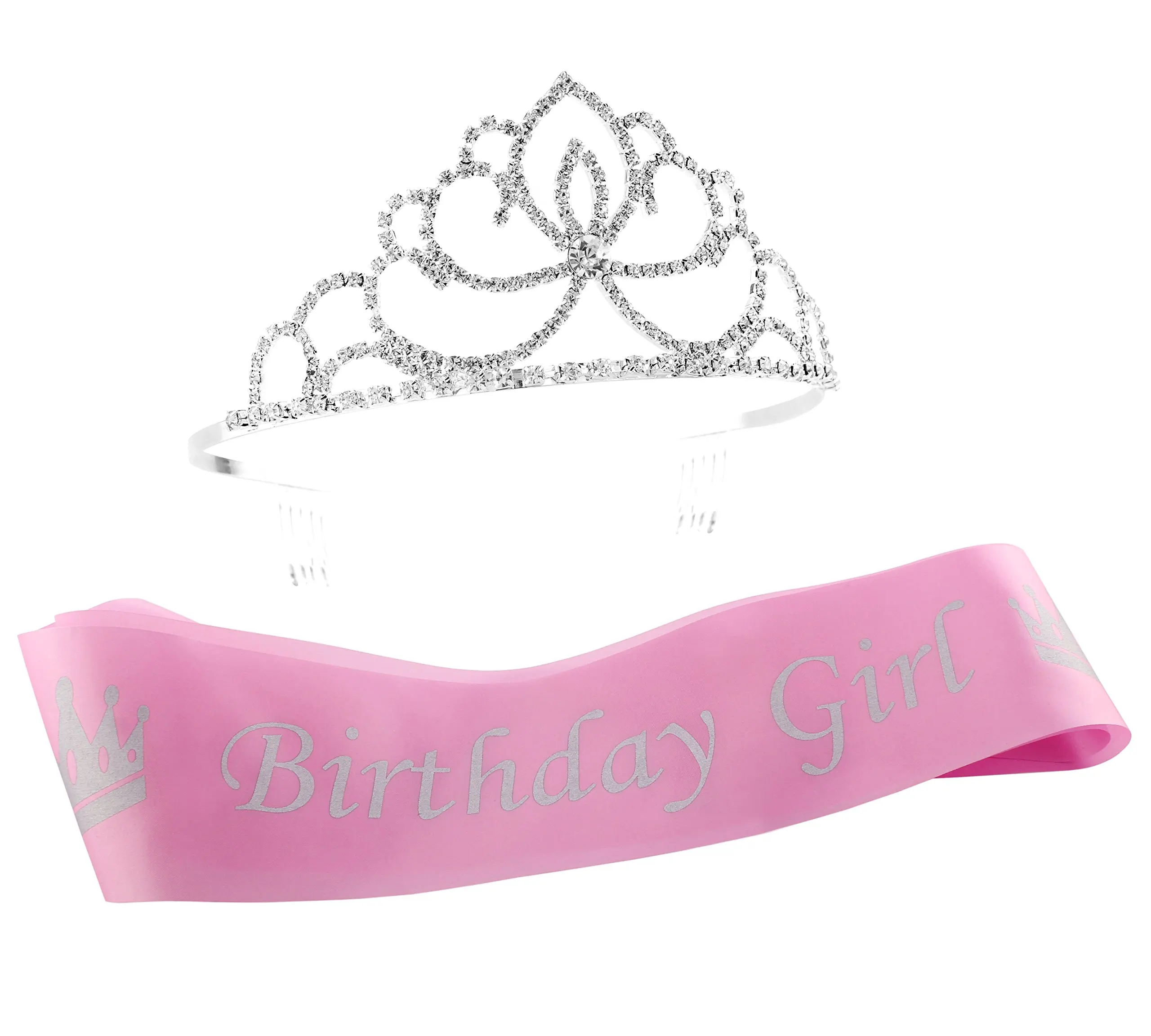 birthday princess sash and tiara