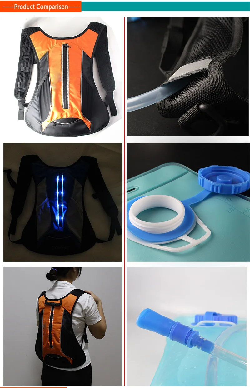 cycling backpack with lights