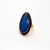 Gold Plated Gemstone Ring