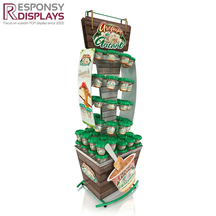 Floor Metal Wire Potato Chips Display Rack Used For Snack Sale Buy