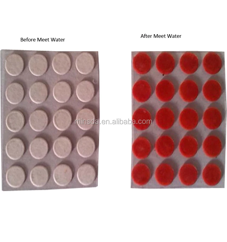 Custom Electronic Products Water Indicator Color Change Warranty Stickers Water Sensitive Label ...