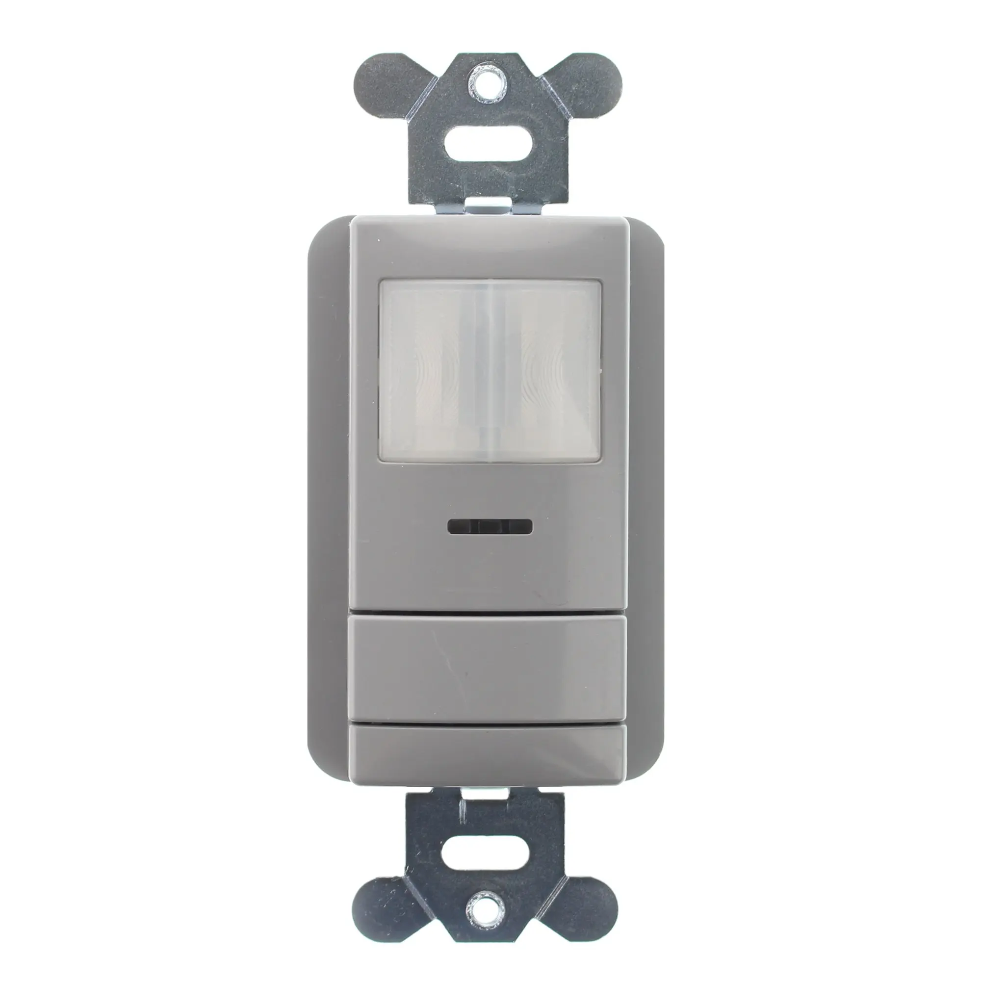 Black 180 Degree 1200 Square Foot Vacancy Sensor Wall Switch 3 by 3 Auto ON//OFF Passive Infrared Leviton OSSNL-IFE Night Light
