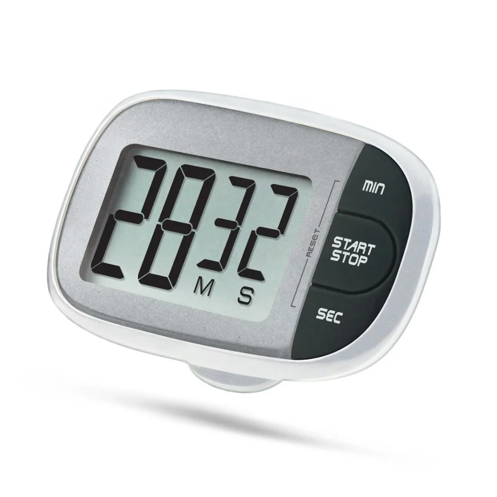 
Portable Clip-On Timer with clip & lanyard 