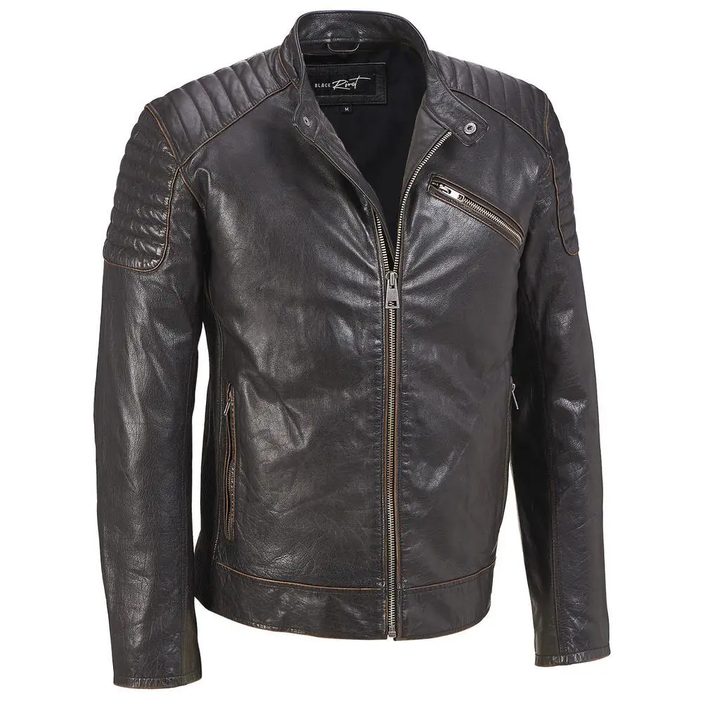 black rivet black leather jacket