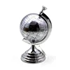 Polished Aluminium Metal World Globe