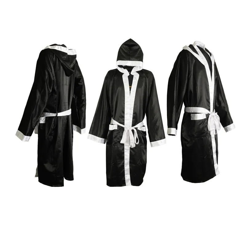 Silk Satin Boxing Robe Cool Colors Buy Black Boxing Robe,Girls Colorful Cotton Robes,Down
