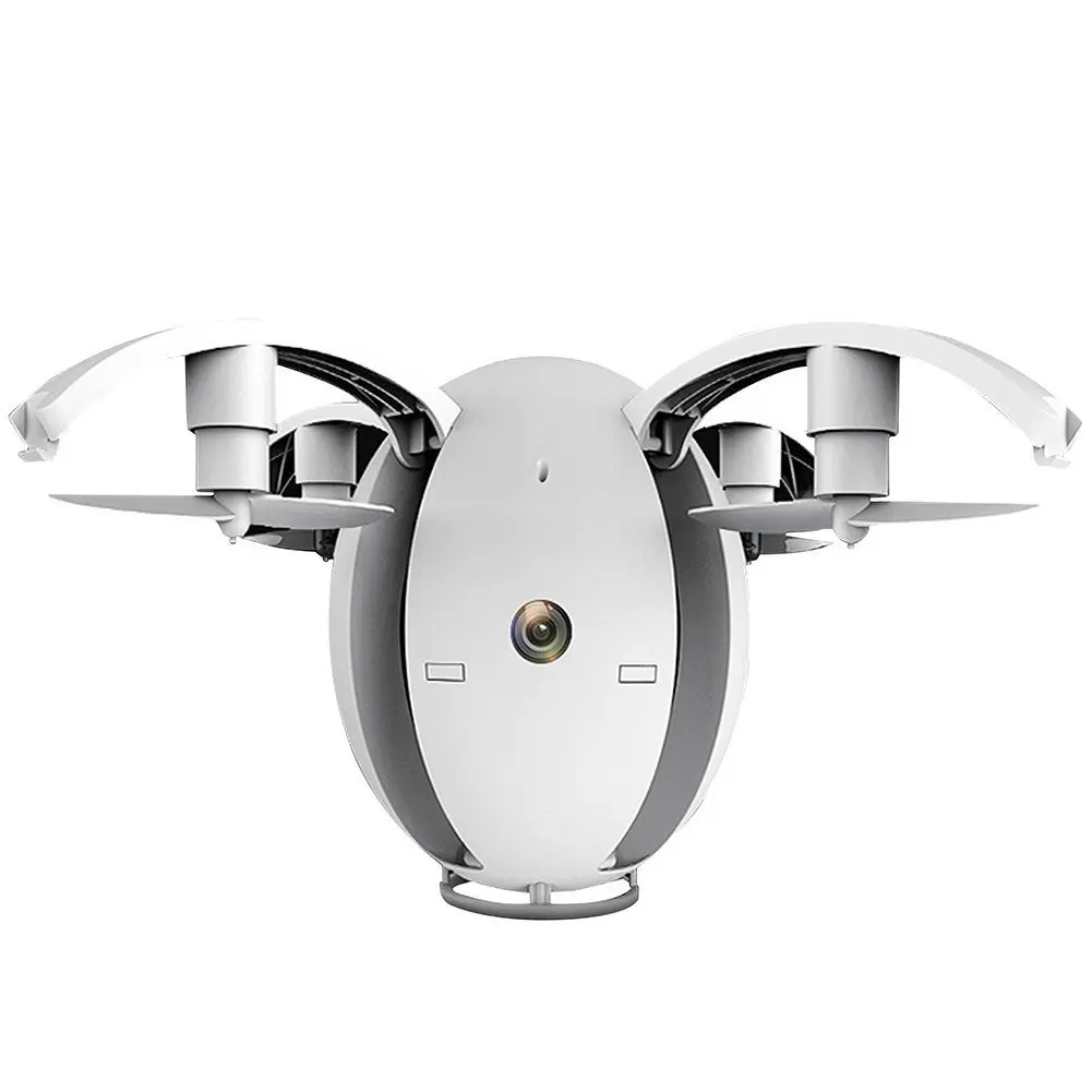 Samber Mini Foldable Drone Newest WIFI RC Aircraft Egg Shaped Aircraft 0.3MP FPV RC Quadcopter with HD Camera