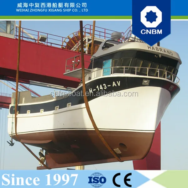 Ce Certification And Fiberglass Hull Material 12.8m 42ft Large