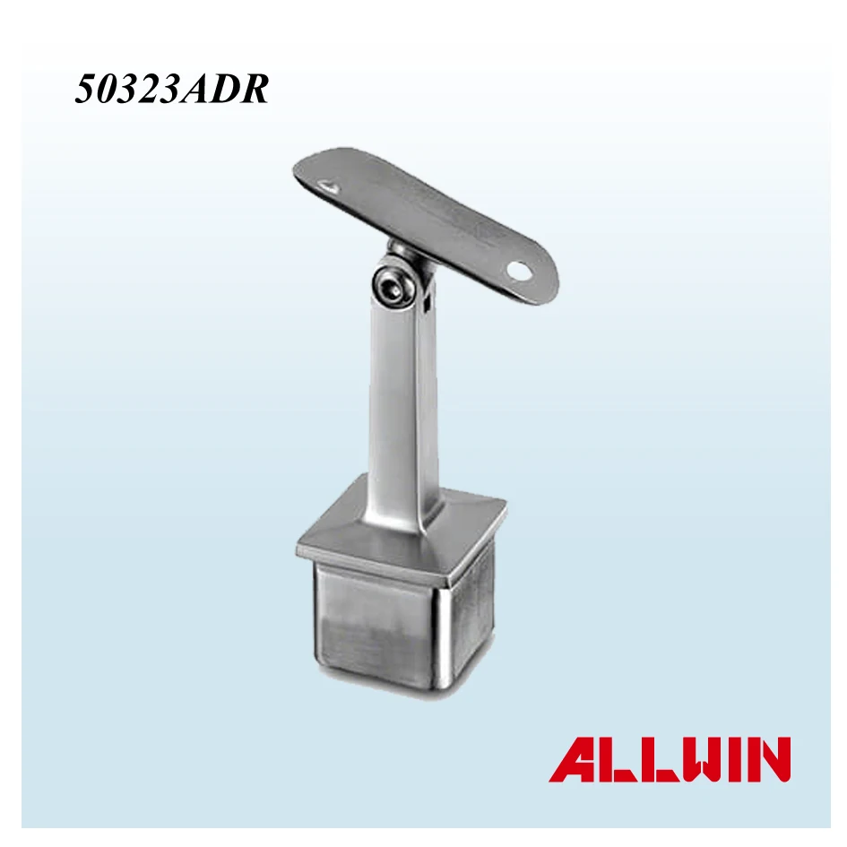 Square Handrail Post Adjustable Radius Standoff Saddle Handrail Bracket