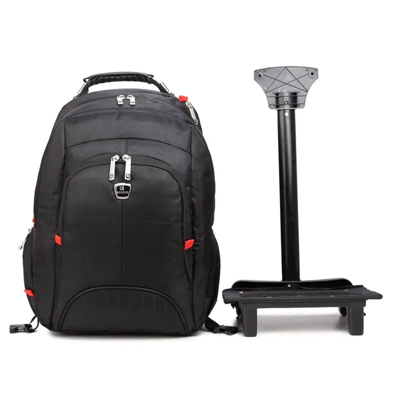 Fashionable Outdoor Business Travel Trolley Backpack With Detachable