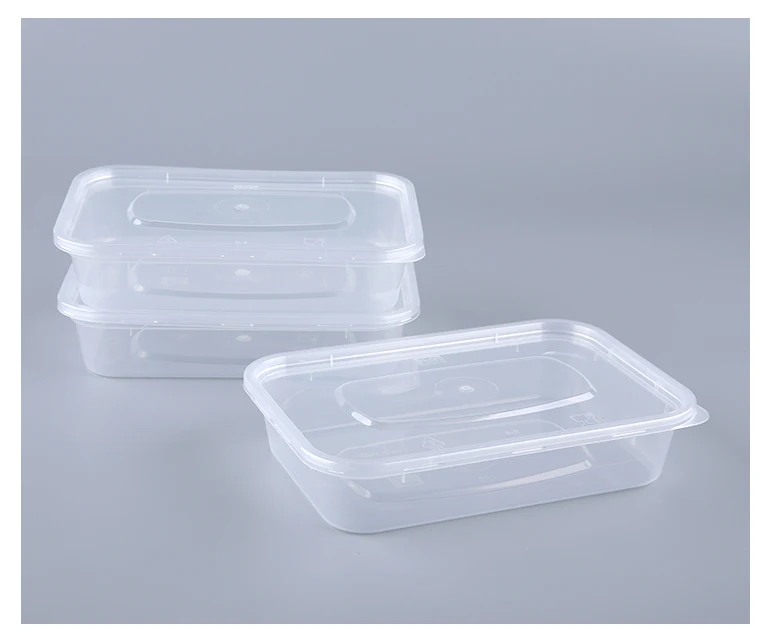 Restaurant Takeaway Lunch 500ml Disposable Microwave Food Container ...