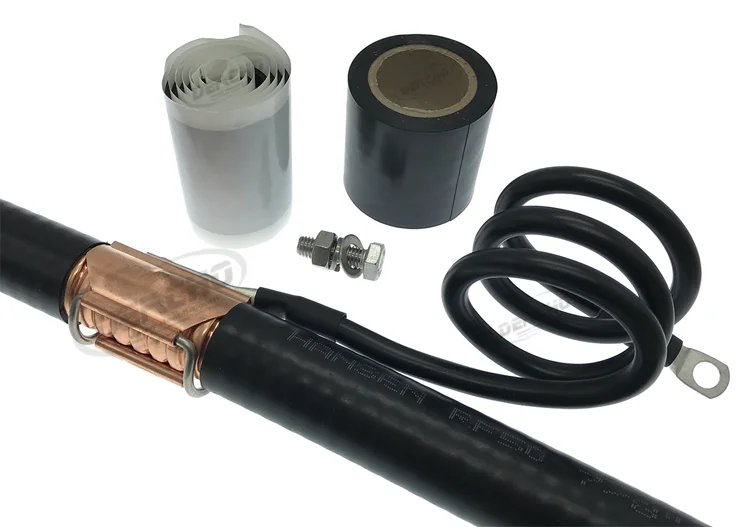 Outdoor Earth Kit,Clip On Grounding Kit For 7/8 Inch Coax Feeder Cable